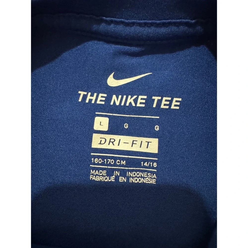 Nike NBA‎ Philadelphia 76ers Youth Large Long Sleeve Dri-Fit Tee – Blue m NWOT